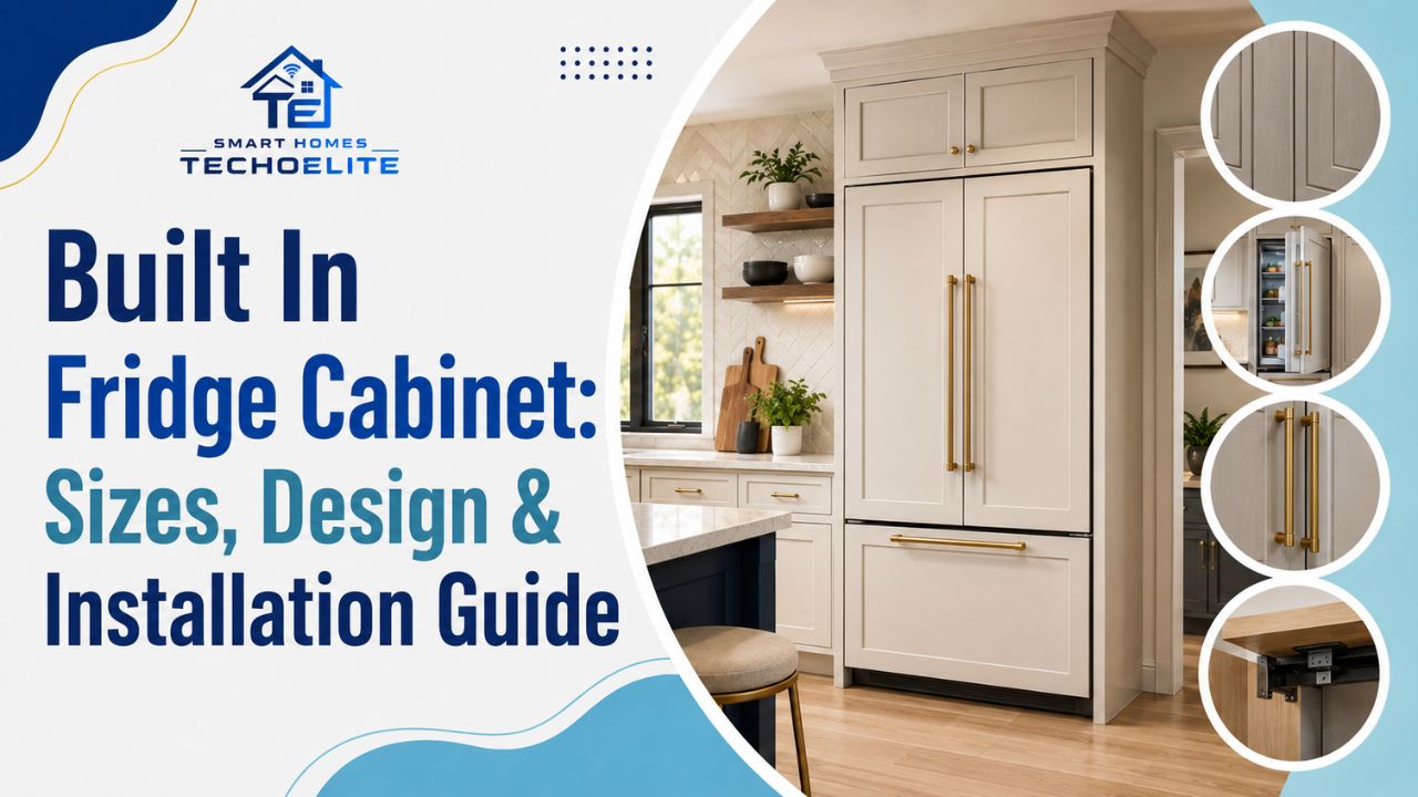 Built In Fridge Cabinet: Sizes, Design & Installation Guide