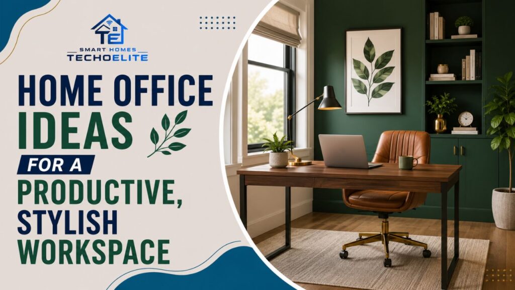 Home Office Ideas for a Productive, Stylish Workspace