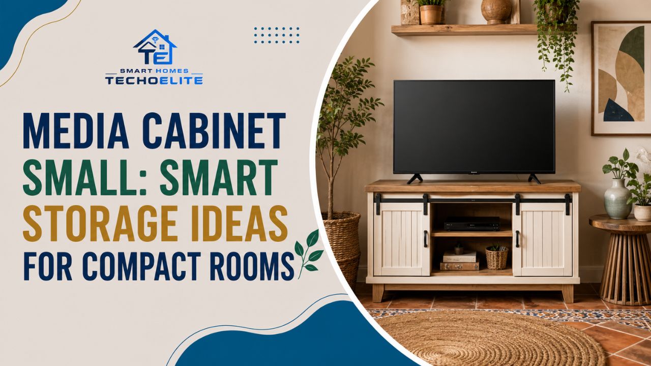 Media Cabinet Small: Best Storage Ideas for Small Rooms