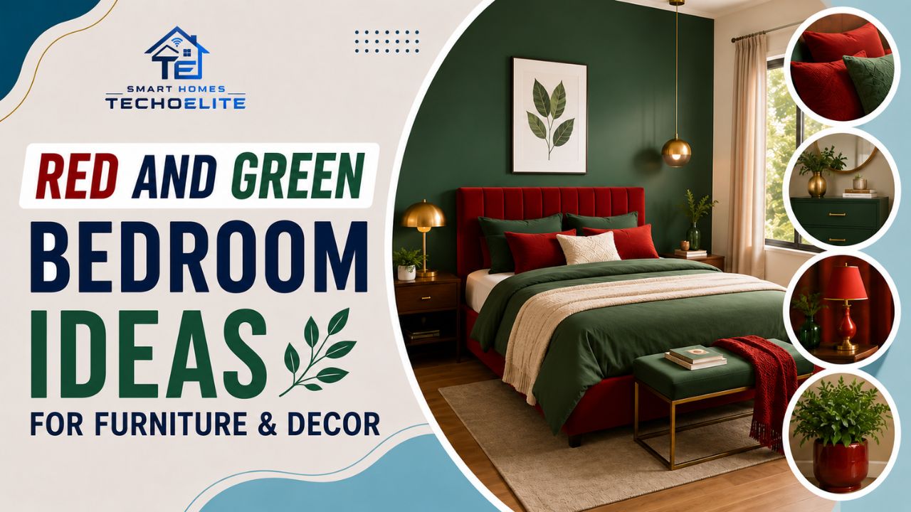 Red and Green Bedroom Ideas for Furniture & Decor